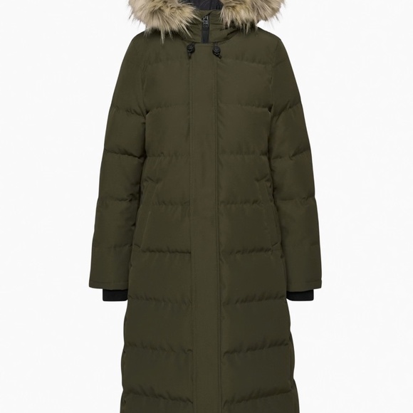 Aritizia Tna The Powder Parka™ Long Long goose-down parka jacket size large - Picture 1 of 16